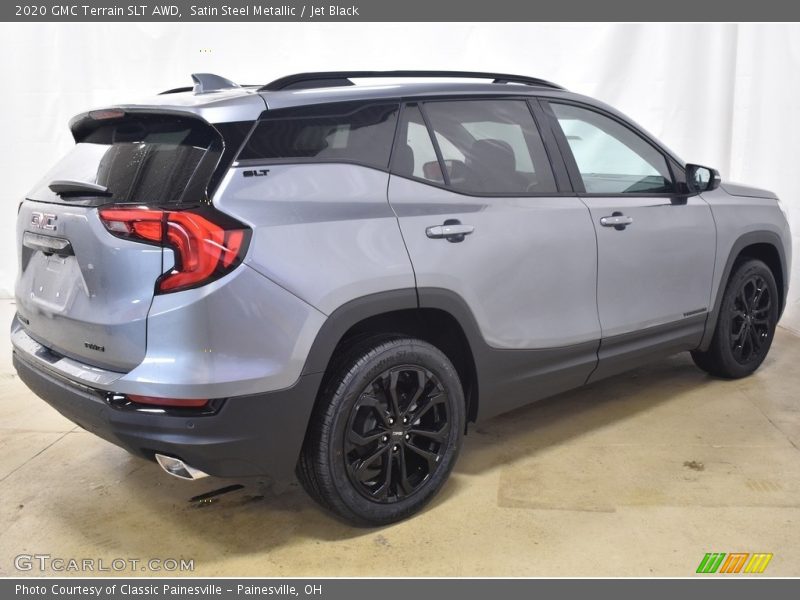 Satin Steel Metallic / Jet Black 2020 GMC Terrain SLT AWD