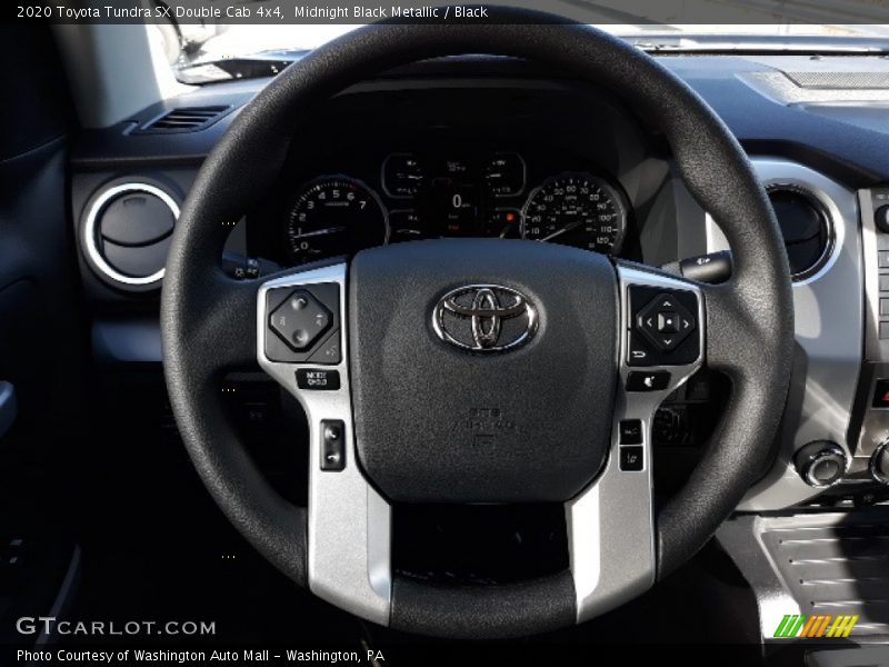 Midnight Black Metallic / Black 2020 Toyota Tundra SX Double Cab 4x4