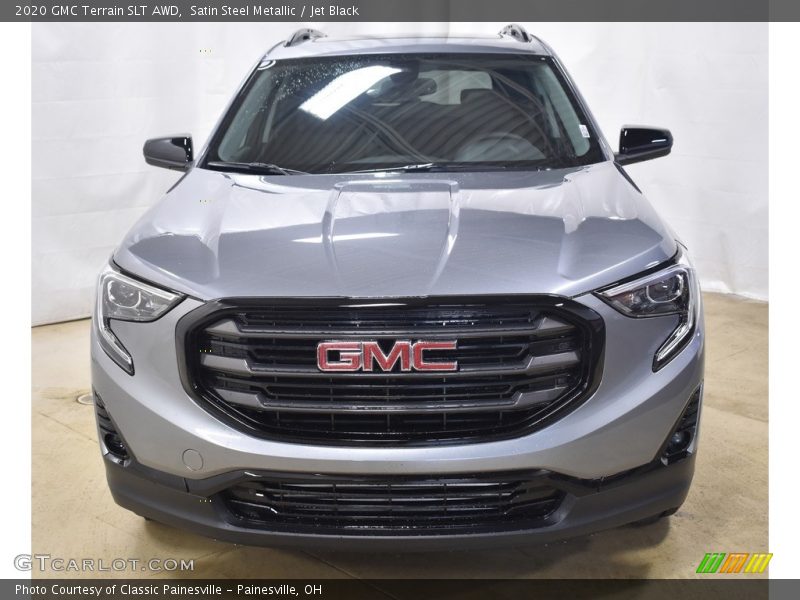 Satin Steel Metallic / Jet Black 2020 GMC Terrain SLT AWD