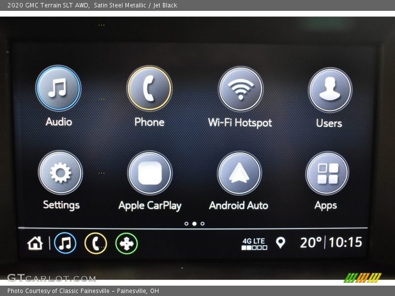 Satin Steel Metallic / Jet Black 2020 GMC Terrain SLT AWD