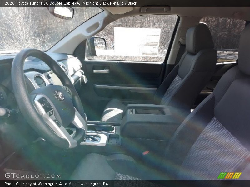 Midnight Black Metallic / Black 2020 Toyota Tundra SX Double Cab 4x4