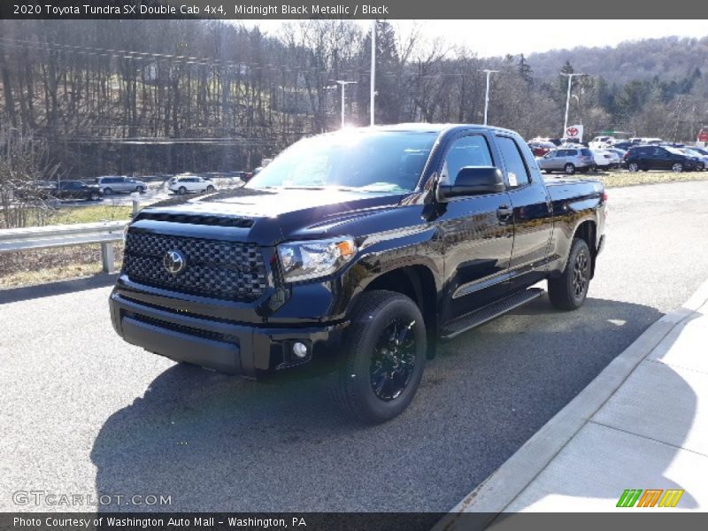 Midnight Black Metallic / Black 2020 Toyota Tundra SX Double Cab 4x4