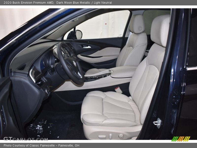 Dark Moon Blue Metallic / Light Neutral 2020 Buick Envision Premium AWD