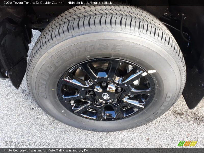 Midnight Black Metallic / Black 2020 Toyota Tundra SX Double Cab 4x4