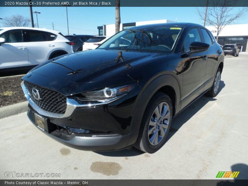 Jet Black Mica / Black 2020 Mazda CX-30 Preferred AWD