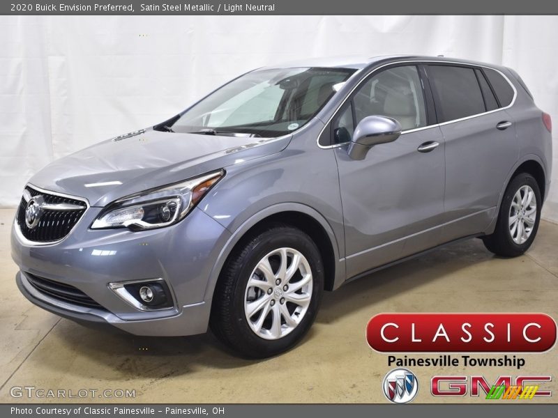 Satin Steel Metallic / Light Neutral 2020 Buick Envision Preferred