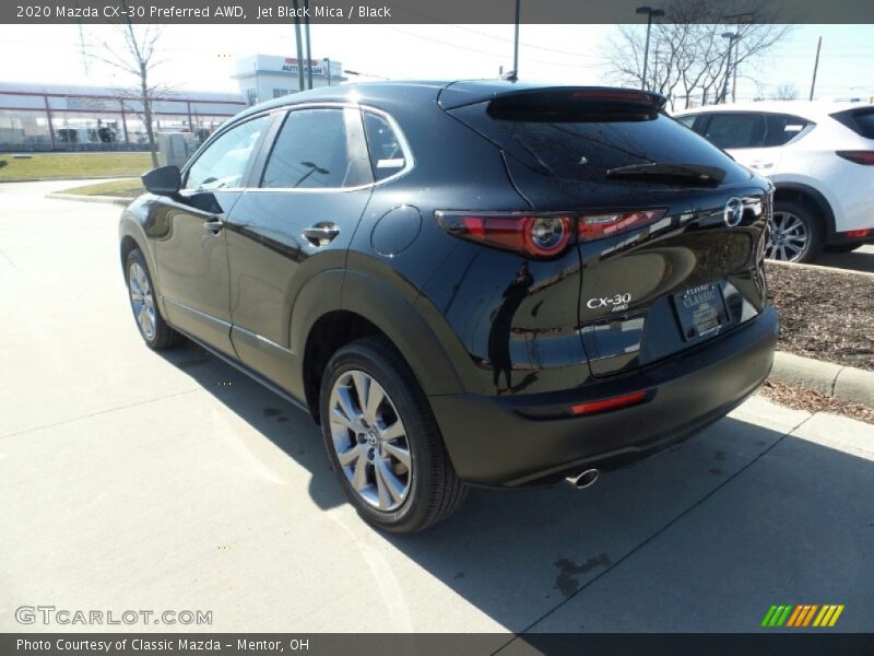 Jet Black Mica / Black 2020 Mazda CX-30 Preferred AWD