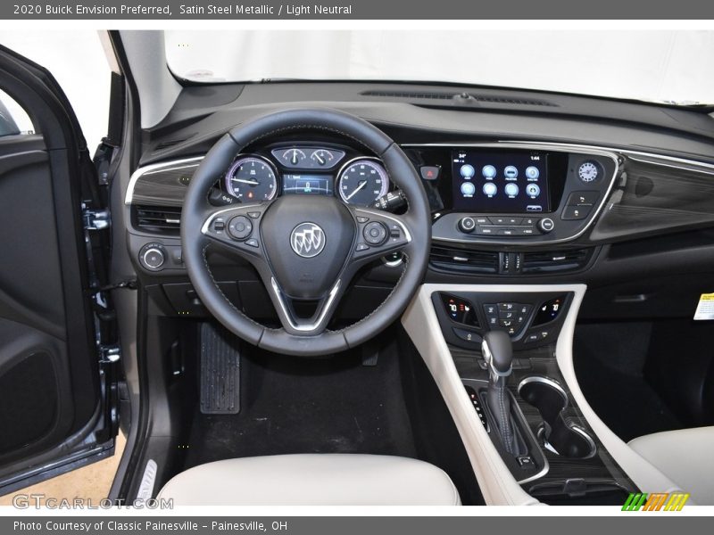 Satin Steel Metallic / Light Neutral 2020 Buick Envision Preferred