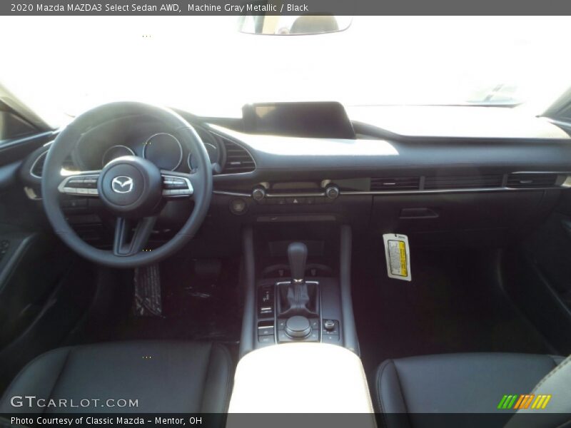 Machine Gray Metallic / Black 2020 Mazda MAZDA3 Select Sedan AWD