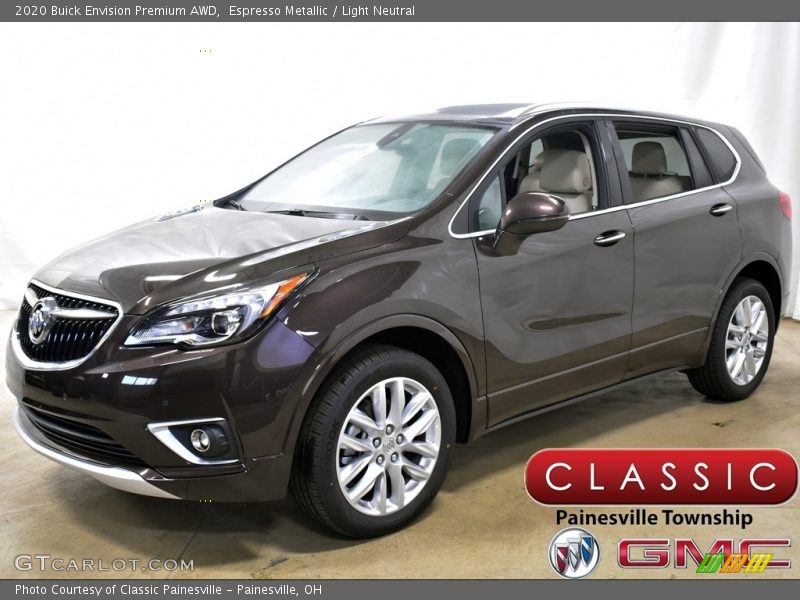 Espresso Metallic / Light Neutral 2020 Buick Envision Premium AWD