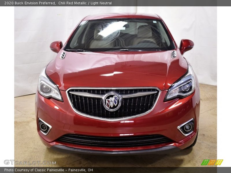 Chili Red Metallic / Light Neutral 2020 Buick Envision Preferred