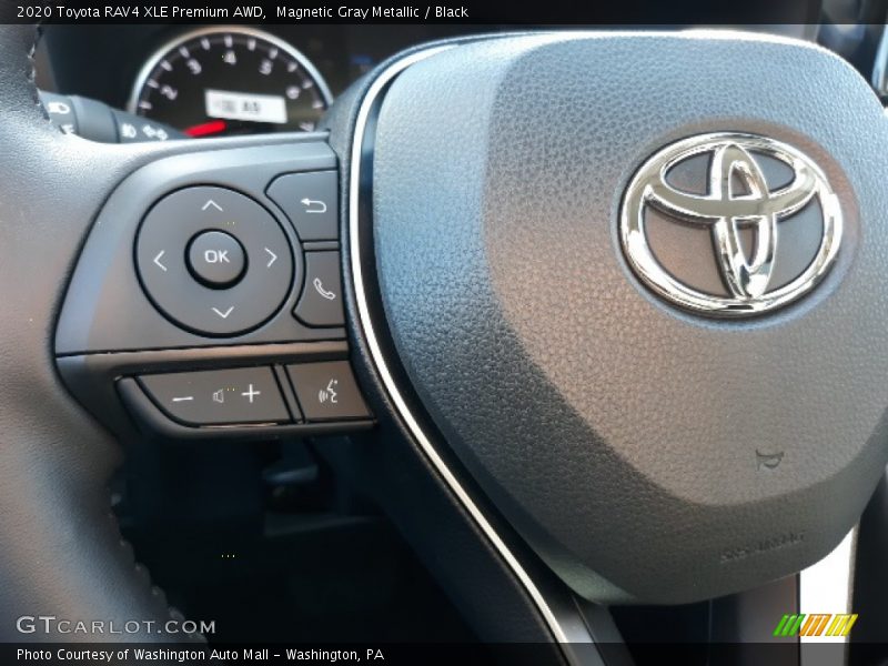 Magnetic Gray Metallic / Black 2020 Toyota RAV4 XLE Premium AWD