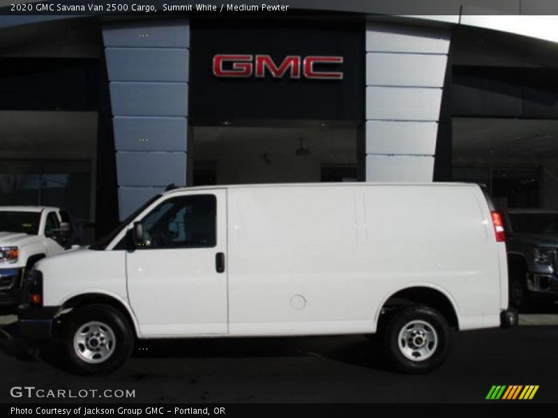 Summit White / Medium Pewter 2020 GMC Savana Van 2500 Cargo
