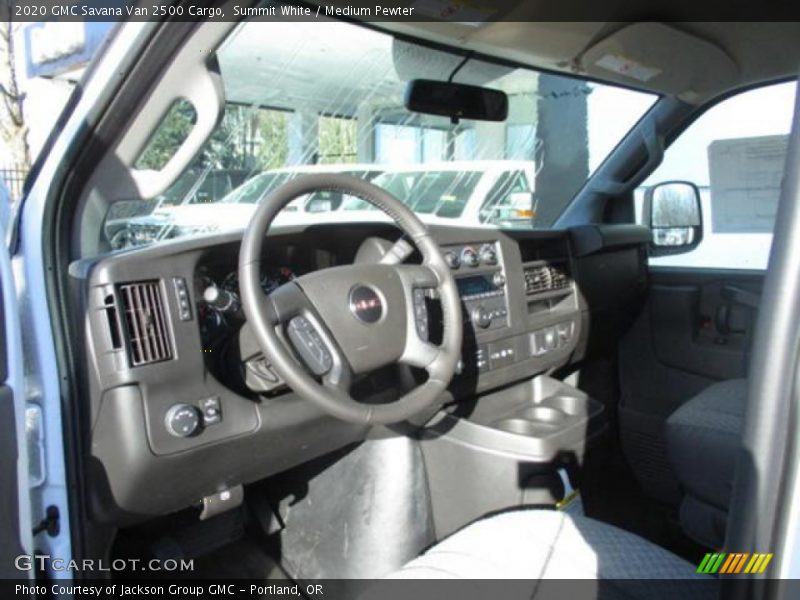 Summit White / Medium Pewter 2020 GMC Savana Van 2500 Cargo