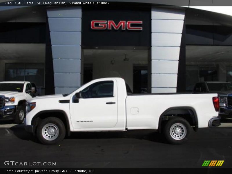 Summit White / Jet Black 2020 GMC Sierra 1500 Regular Cab