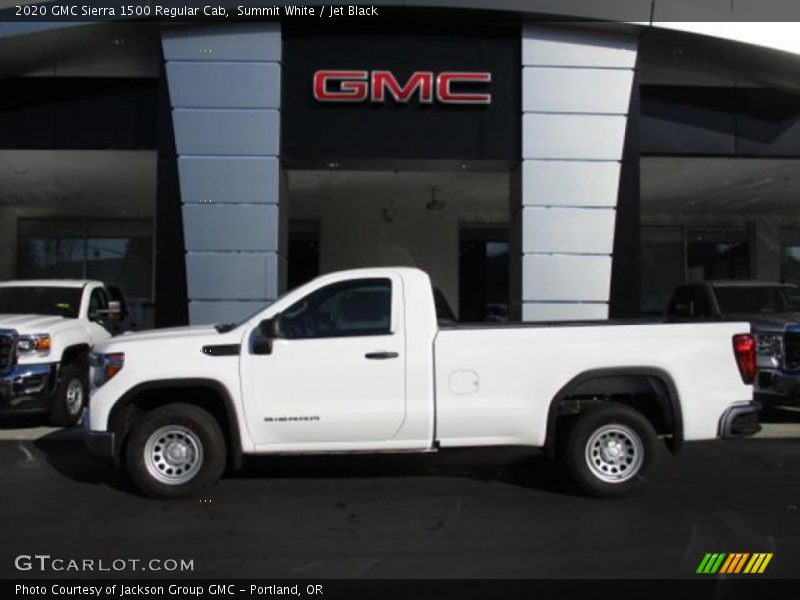 Summit White / Jet Black 2020 GMC Sierra 1500 Regular Cab