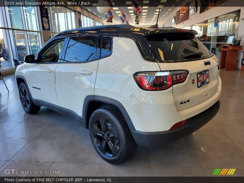 White / Black 2020 Jeep Compass Altitude 4x4