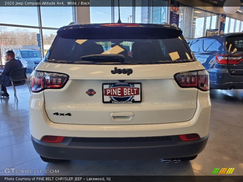 White / Black 2020 Jeep Compass Altitude 4x4