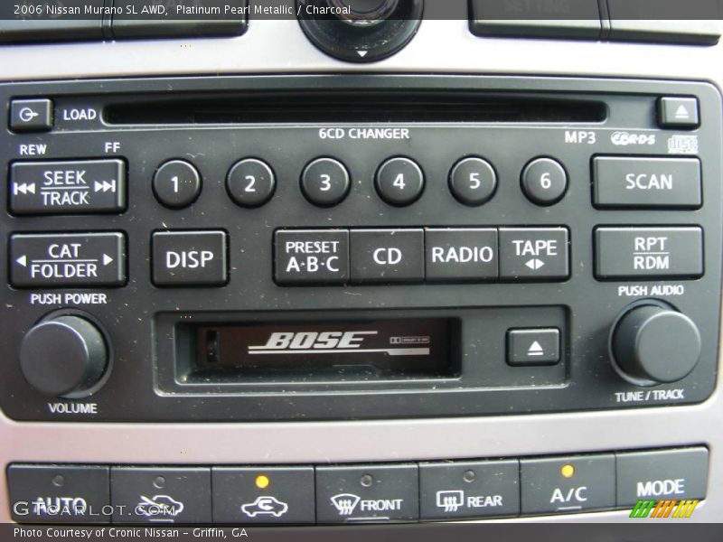 Platinum Pearl Metallic / Charcoal 2006 Nissan Murano SL AWD
