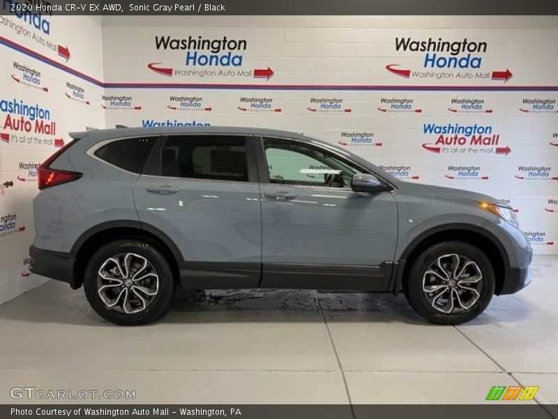 Sonic Gray Pearl / Black 2020 Honda CR-V EX AWD