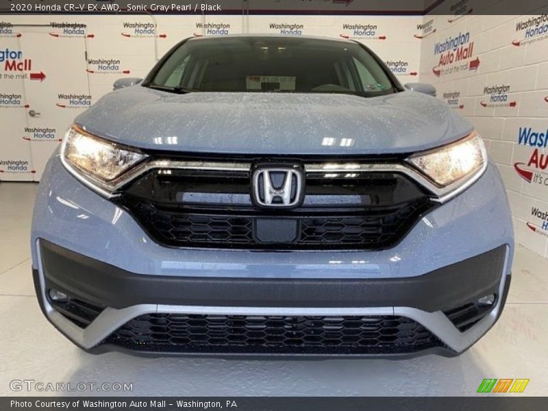 Sonic Gray Pearl / Black 2020 Honda CR-V EX AWD