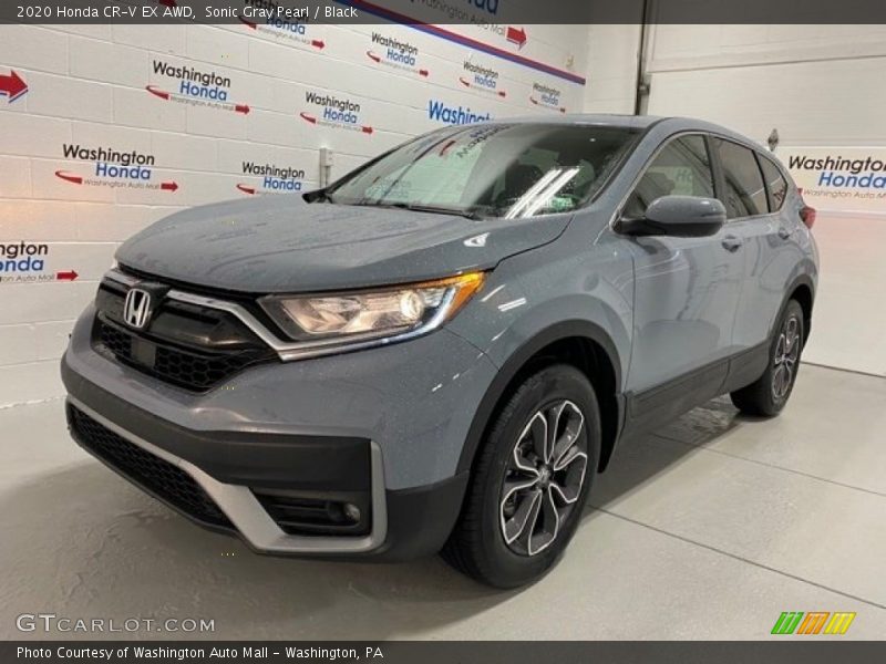 Sonic Gray Pearl / Black 2020 Honda CR-V EX AWD