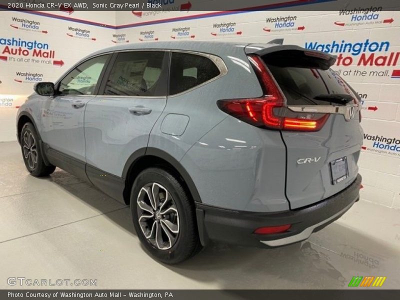 Sonic Gray Pearl / Black 2020 Honda CR-V EX AWD