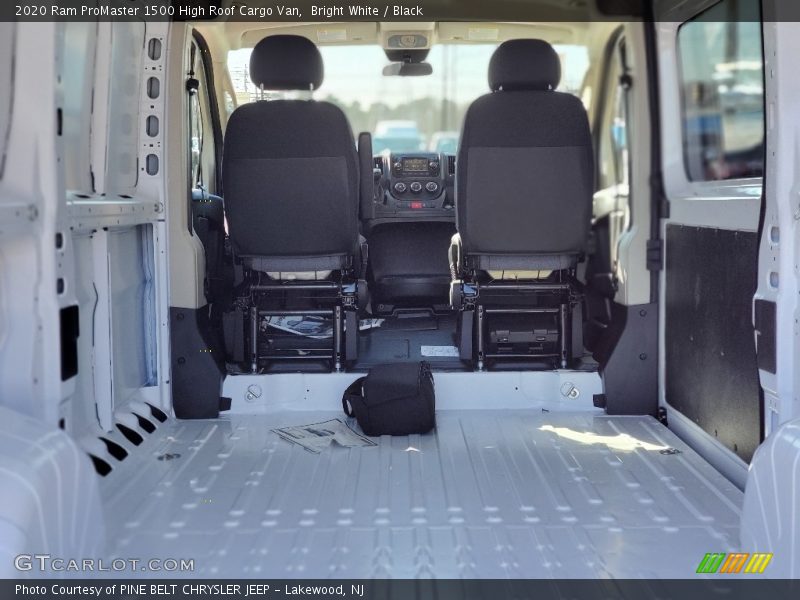 Bright White / Black 2020 Ram ProMaster 1500 High Roof Cargo Van