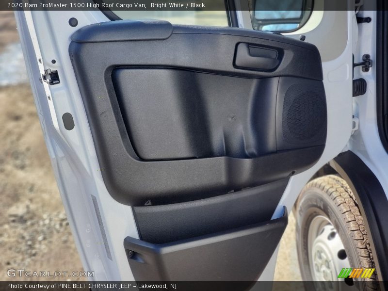 Bright White / Black 2020 Ram ProMaster 1500 High Roof Cargo Van