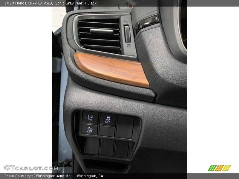 Sonic Gray Pearl / Black 2020 Honda CR-V EX AWD