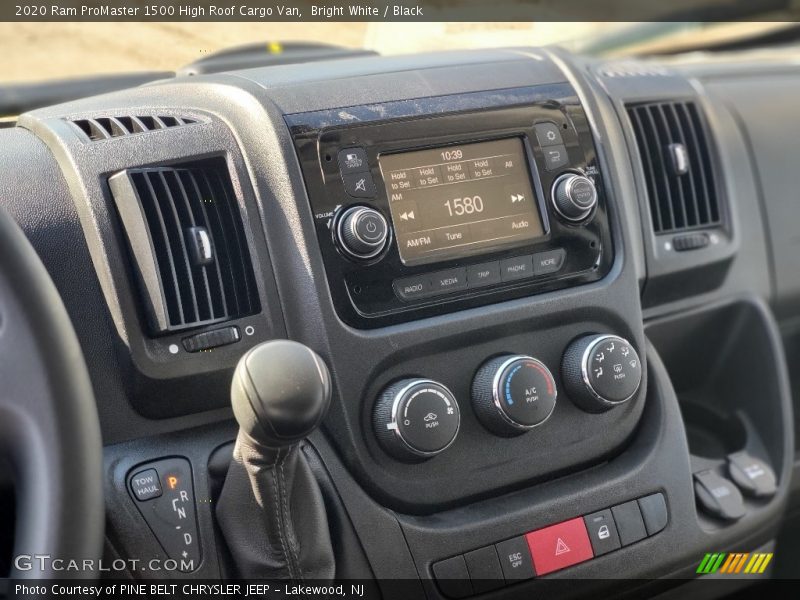 Bright White / Black 2020 Ram ProMaster 1500 High Roof Cargo Van