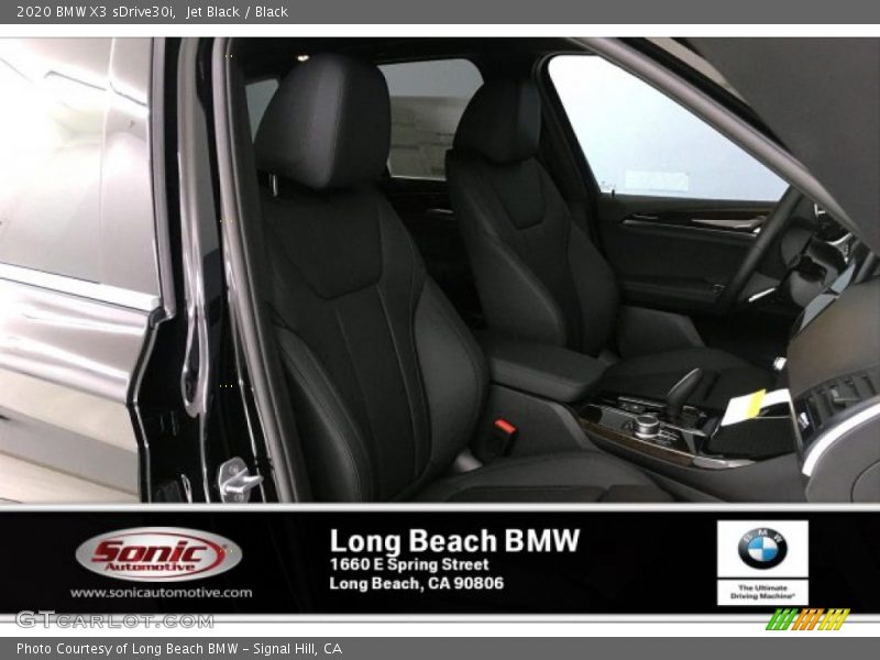 Jet Black / Black 2020 BMW X3 sDrive30i