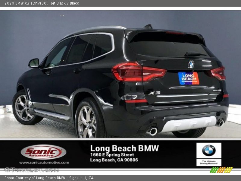 Jet Black / Black 2020 BMW X3 sDrive30i