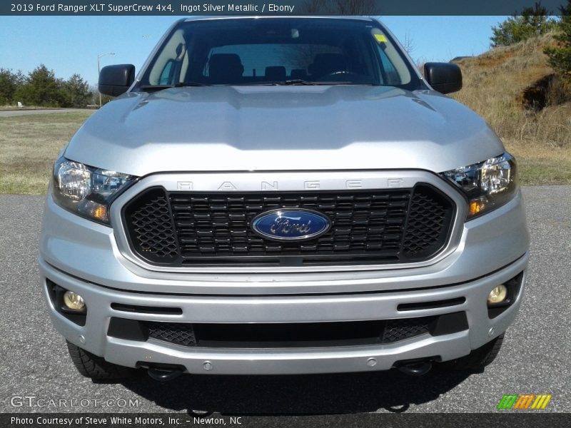 Ingot Silver Metallic / Ebony 2019 Ford Ranger XLT SuperCrew 4x4
