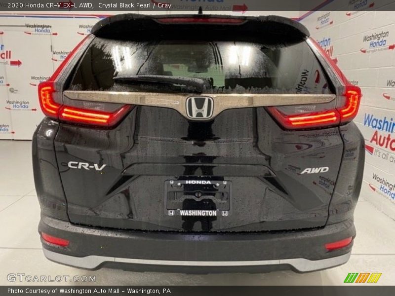 Crystal Black Pearl / Gray 2020 Honda CR-V EX-L AWD