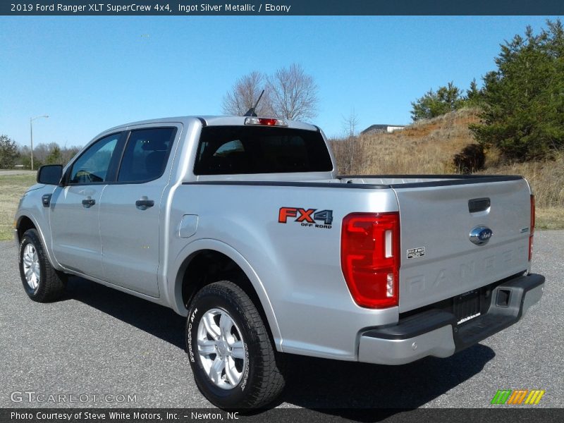 Ingot Silver Metallic / Ebony 2019 Ford Ranger XLT SuperCrew 4x4