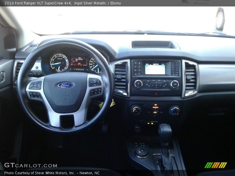 Ingot Silver Metallic / Ebony 2019 Ford Ranger XLT SuperCrew 4x4