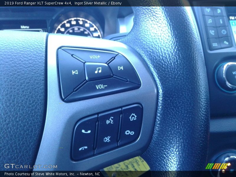 Ingot Silver Metallic / Ebony 2019 Ford Ranger XLT SuperCrew 4x4