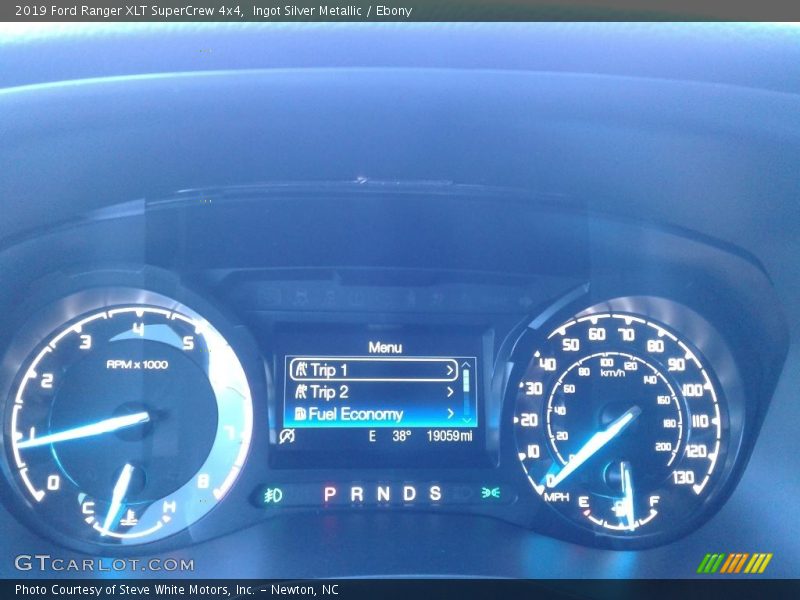 Ingot Silver Metallic / Ebony 2019 Ford Ranger XLT SuperCrew 4x4