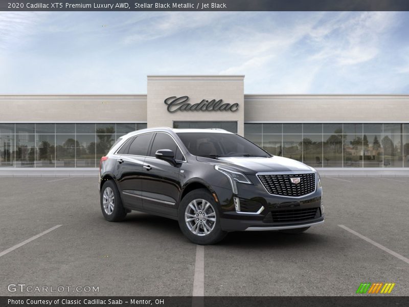 Stellar Black Metallic / Jet Black 2020 Cadillac XT5 Premium Luxury AWD