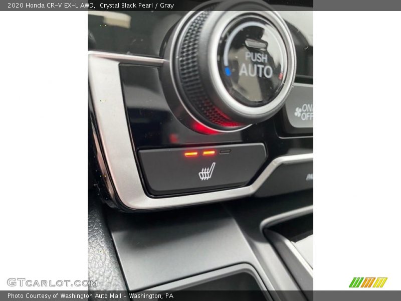 Crystal Black Pearl / Gray 2020 Honda CR-V EX-L AWD