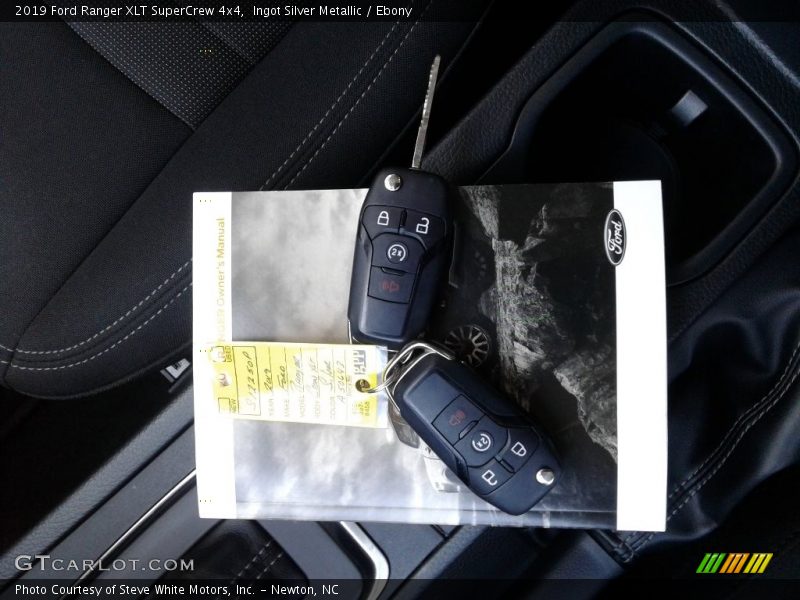 Ingot Silver Metallic / Ebony 2019 Ford Ranger XLT SuperCrew 4x4