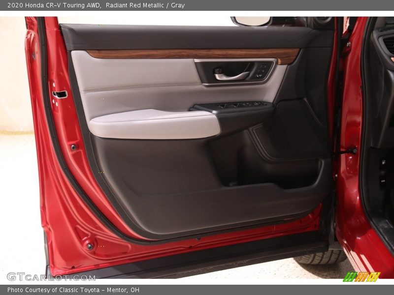 Radiant Red Metallic / Gray 2020 Honda CR-V Touring AWD