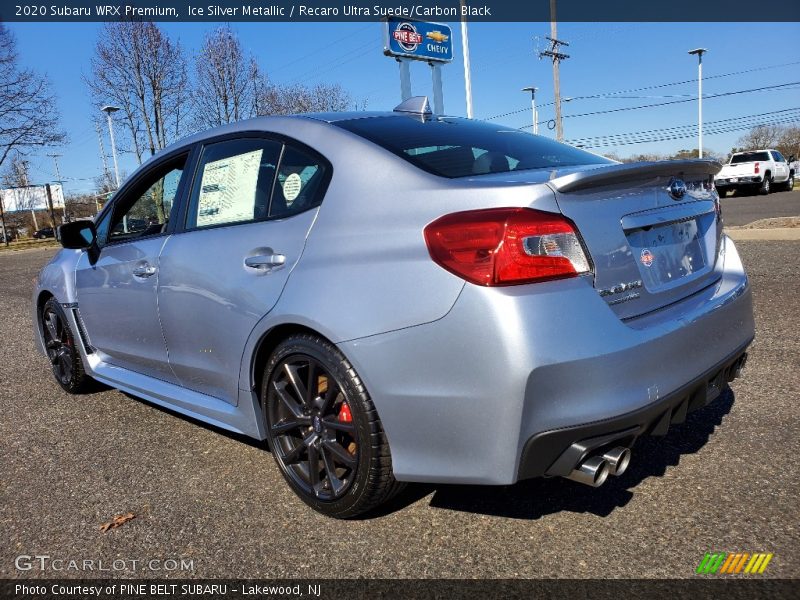 Ice Silver Metallic / Recaro Ultra Suede/Carbon Black 2020 Subaru WRX Premium
