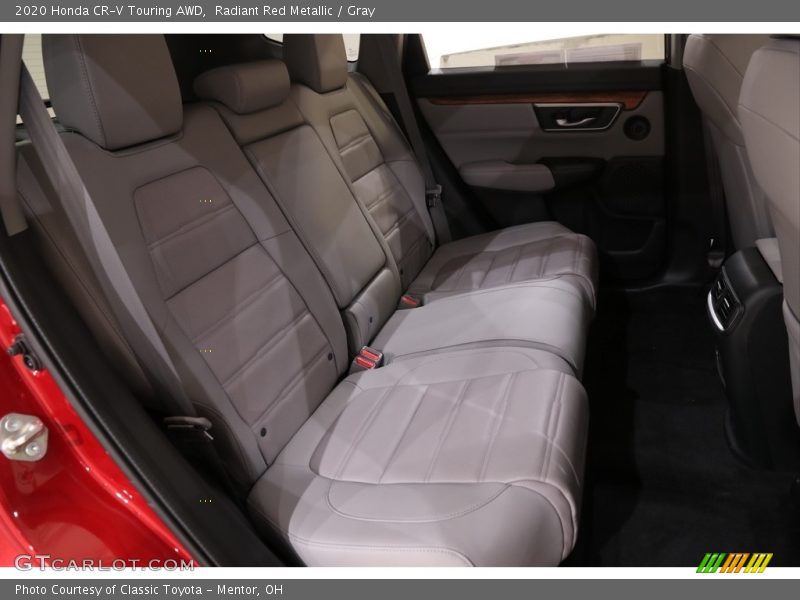 Radiant Red Metallic / Gray 2020 Honda CR-V Touring AWD