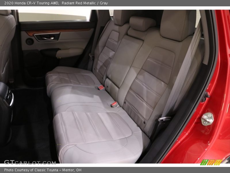 Radiant Red Metallic / Gray 2020 Honda CR-V Touring AWD