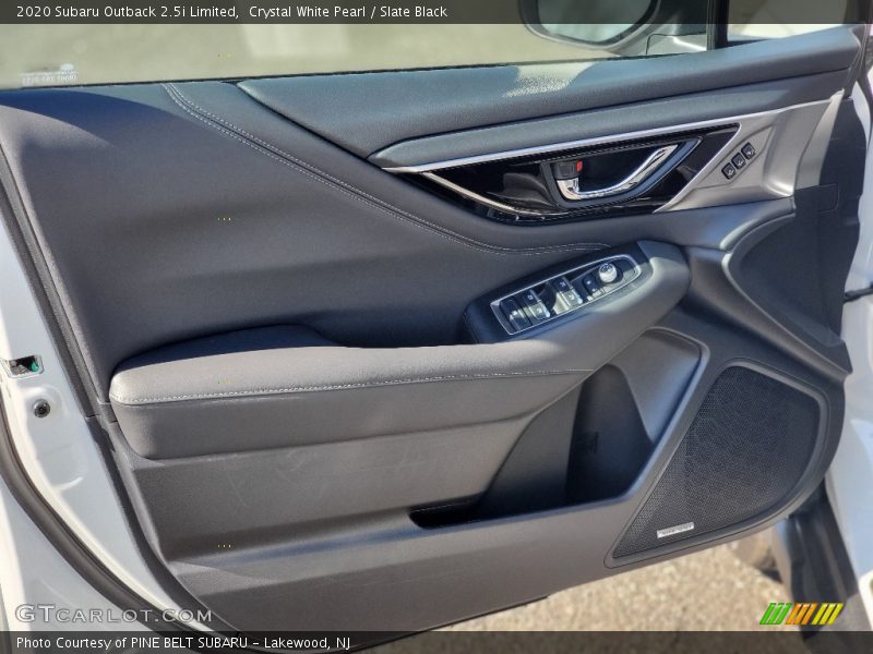 Crystal White Pearl / Slate Black 2020 Subaru Outback 2.5i Limited