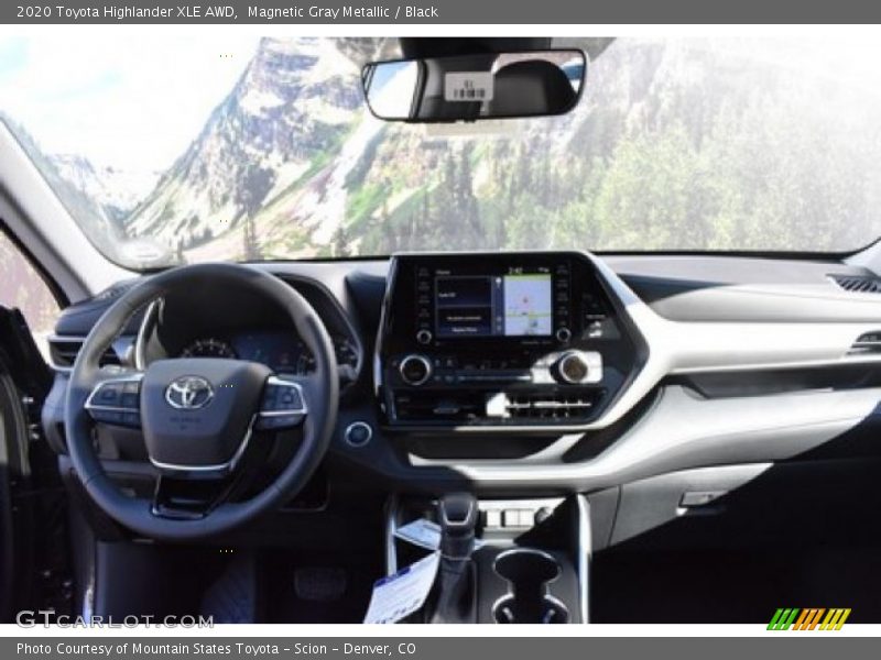 Magnetic Gray Metallic / Black 2020 Toyota Highlander XLE AWD