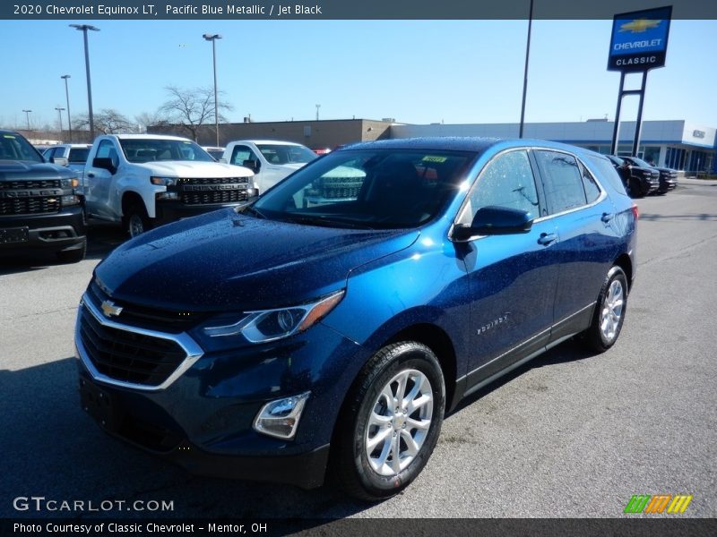 Pacific Blue Metallic / Jet Black 2020 Chevrolet Equinox LT