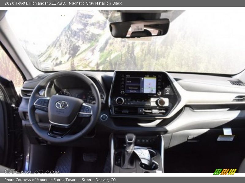 Magnetic Gray Metallic / Black 2020 Toyota Highlander XLE AWD